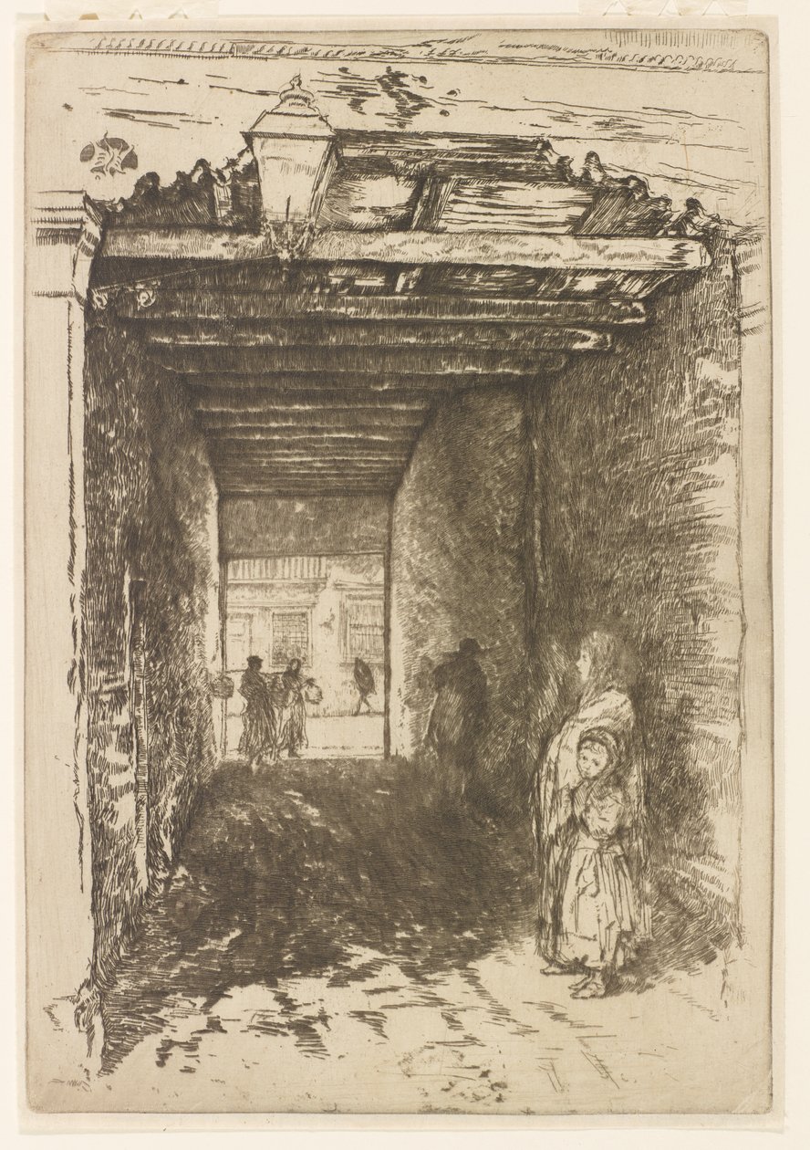 Kerjäläiset, 1879-1880. tekijältä James Abbott McNeill Whistler