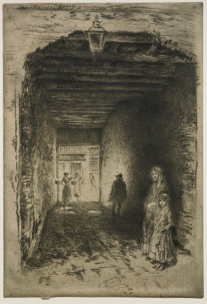 Kerjäläiset, 1880. tekijältä James Abbott McNeill Whistler