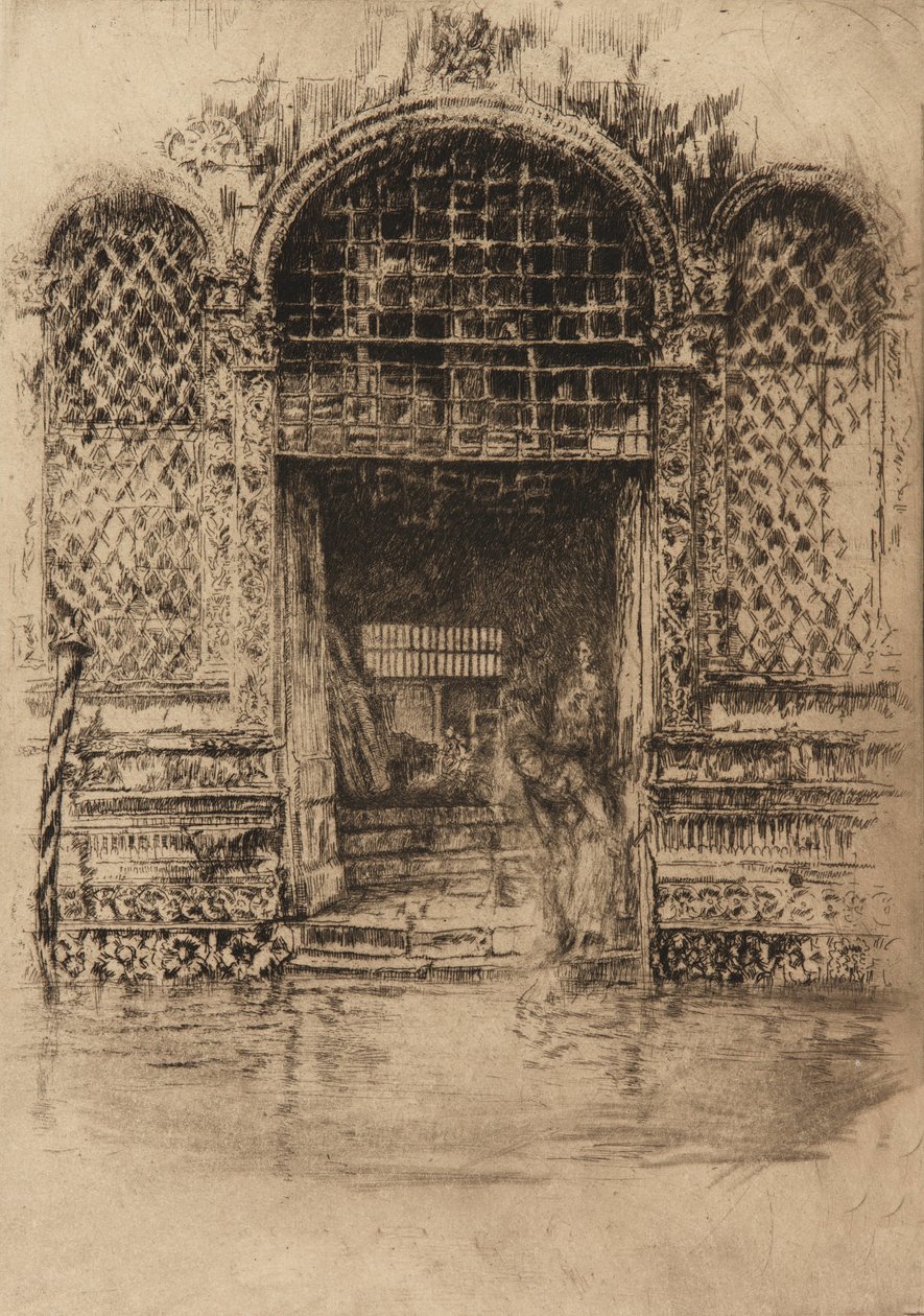 Ovikäytävä, 1879-1880. tekijältä James Abbott McNeill Whistler