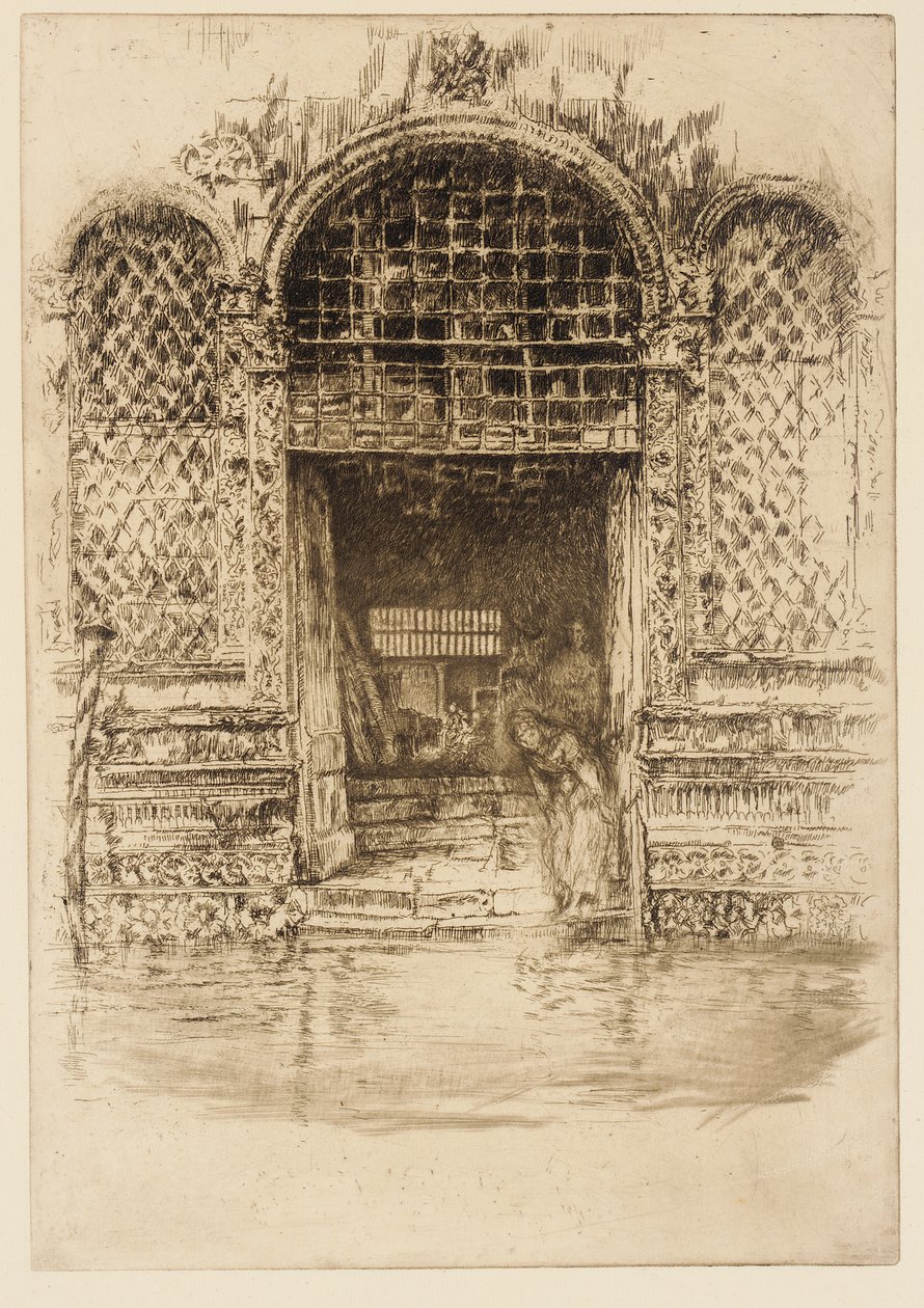 Ovikäytävä, 1879-1880. tekijältä James Abbott McNeill Whistler