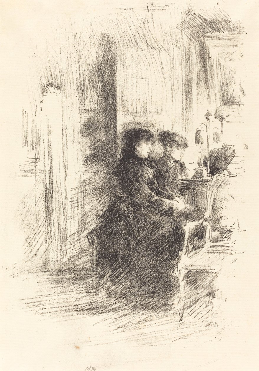 Dueto, 1894. tekijältä James Abbott McNeill Whistler