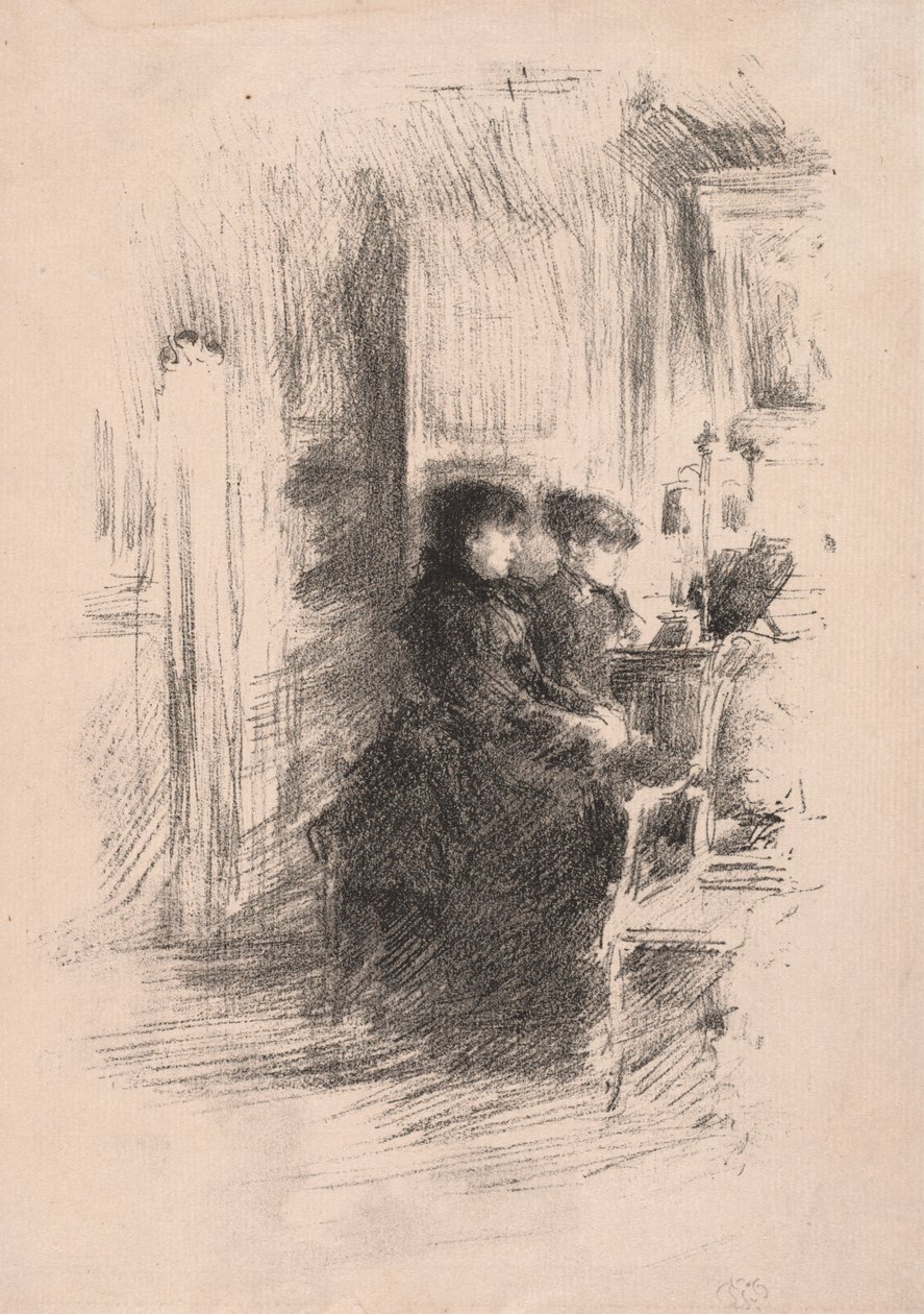 Dueto, 1894. tekijältä James Abbott McNeill Whistler