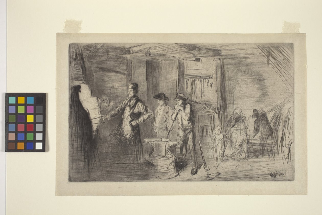 ਫੋਰਜ (ਡ੍ਰਾਈਪੁਆਇੰਟ) ਫਿਨਿਸ਼ tekijältä James Abbott McNeill Whistler