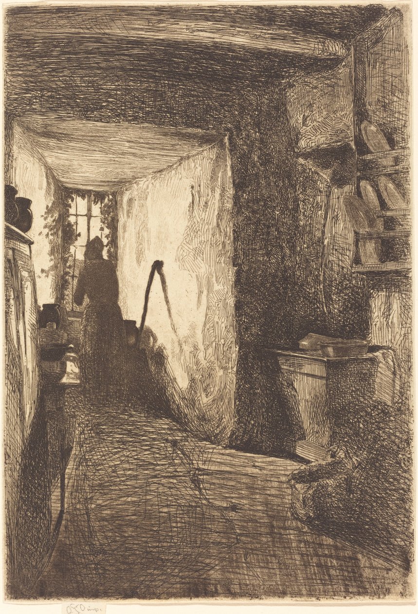 Keittiö, 1858. tekijältä James Abbott McNeill Whistler