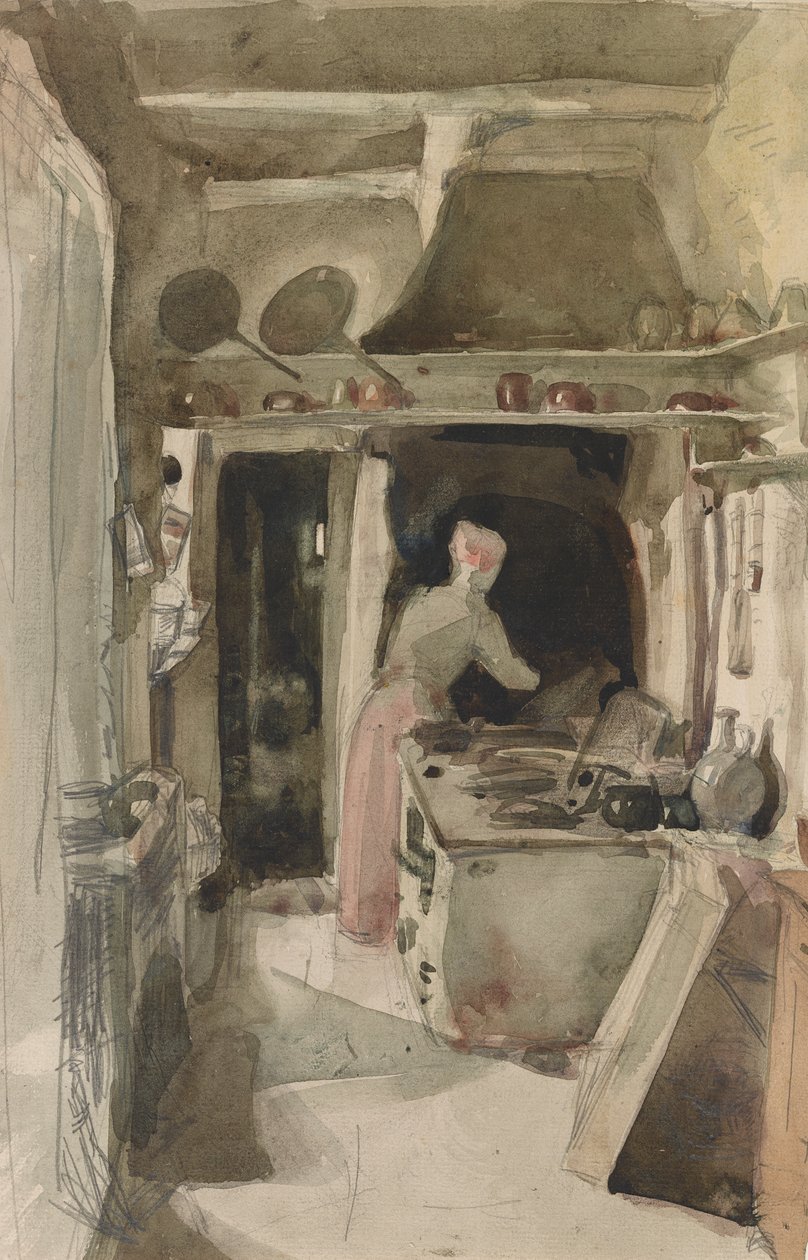 Keittiö, 1858. tekijältä James Abbott McNeill Whistler
