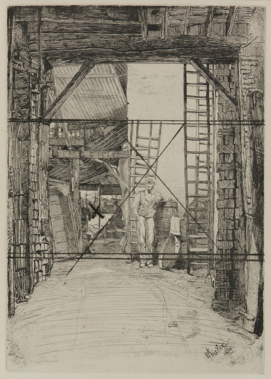 Lime-Burner, 1859. tekijältä James Abbott McNeill Whistler