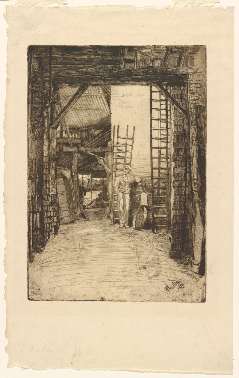 Lime-Burner, 1859. tekijältä James Abbott McNeill Whistler