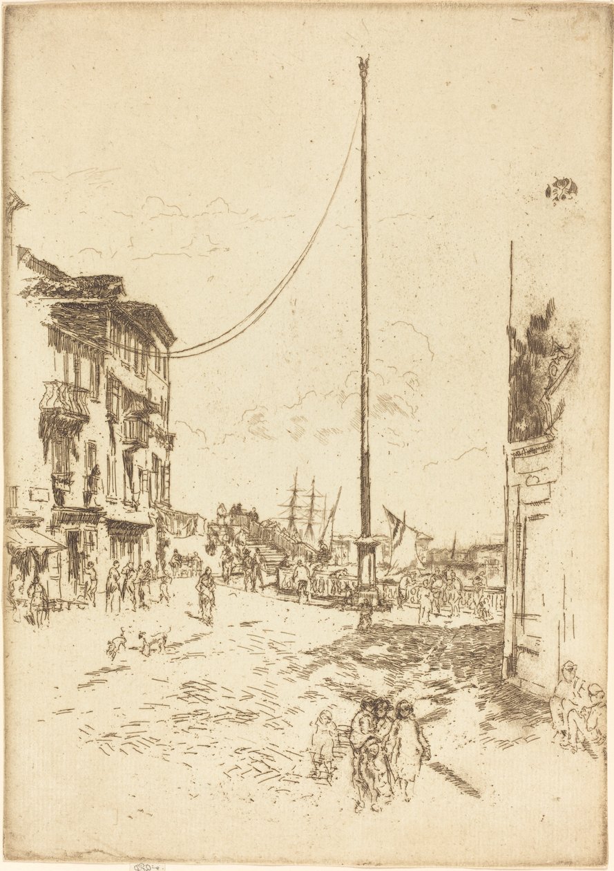 Pieni masto, 1880. tekijältä James Abbott McNeill Whistler