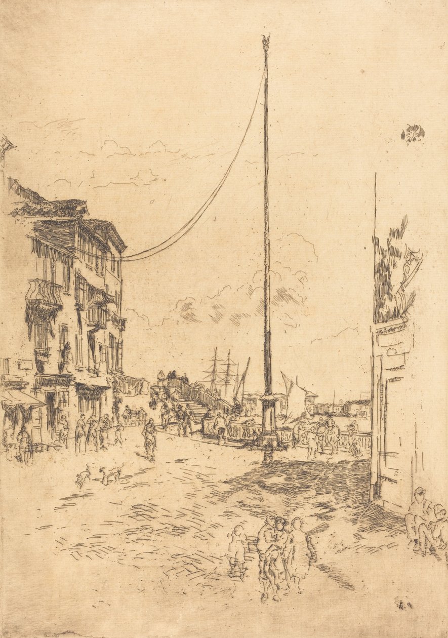 Pieni masto, 1880. tekijältä James Abbott McNeill Whistler