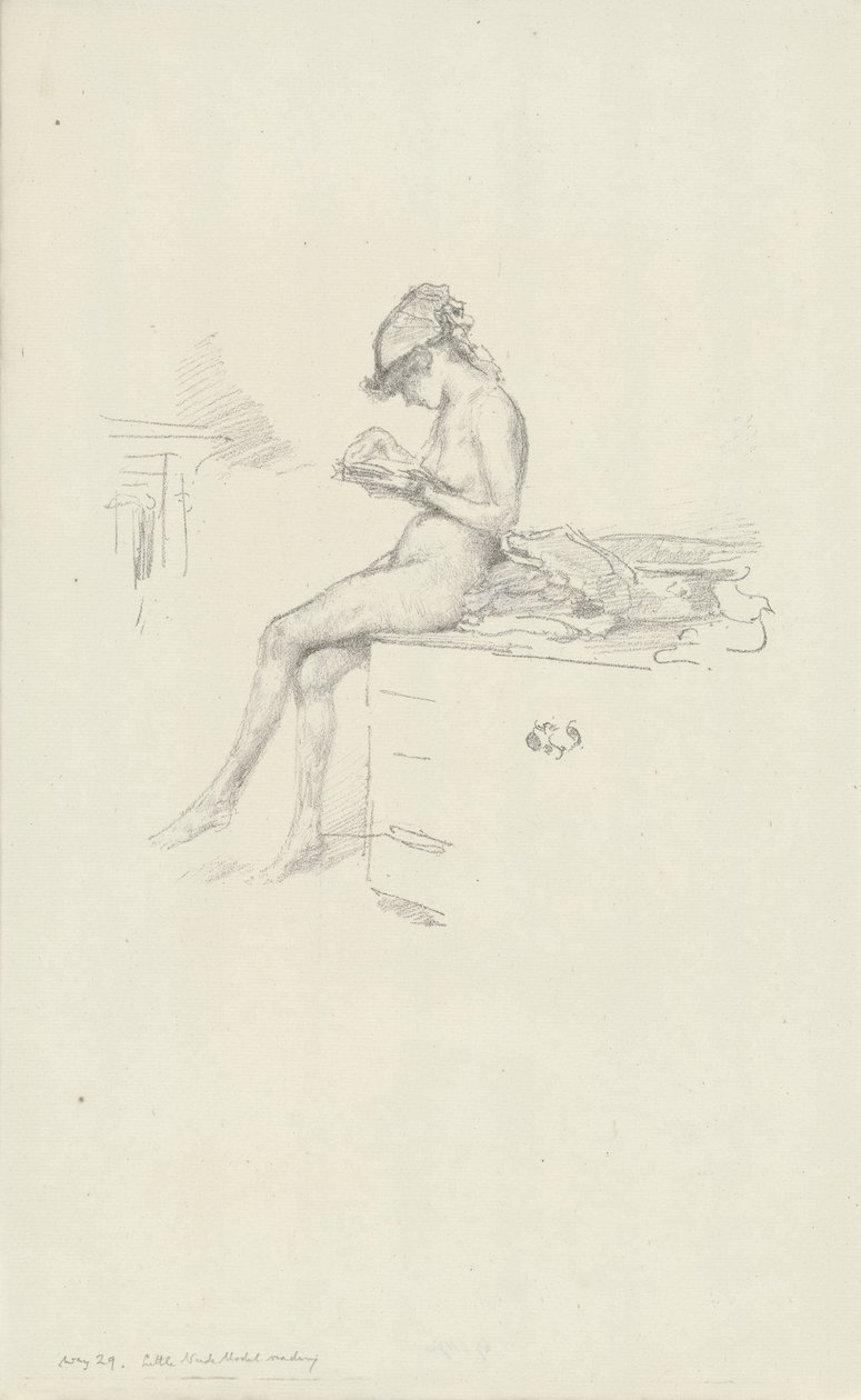 Pikku alastonmalli, lukeminen tekijältä James Abbott McNeill Whistler