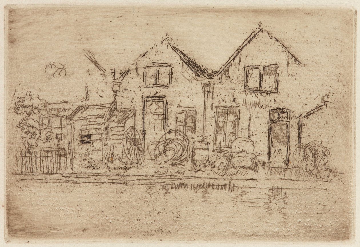 Pikku pyöräntekijä, 1884. tekijältä James Abbott McNeill Whistler