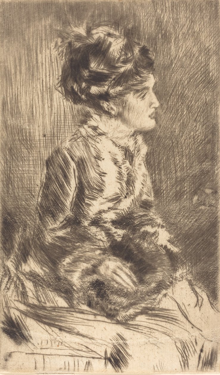 Muff, c. 1873. tekijältä James Abbott McNeill Whistler