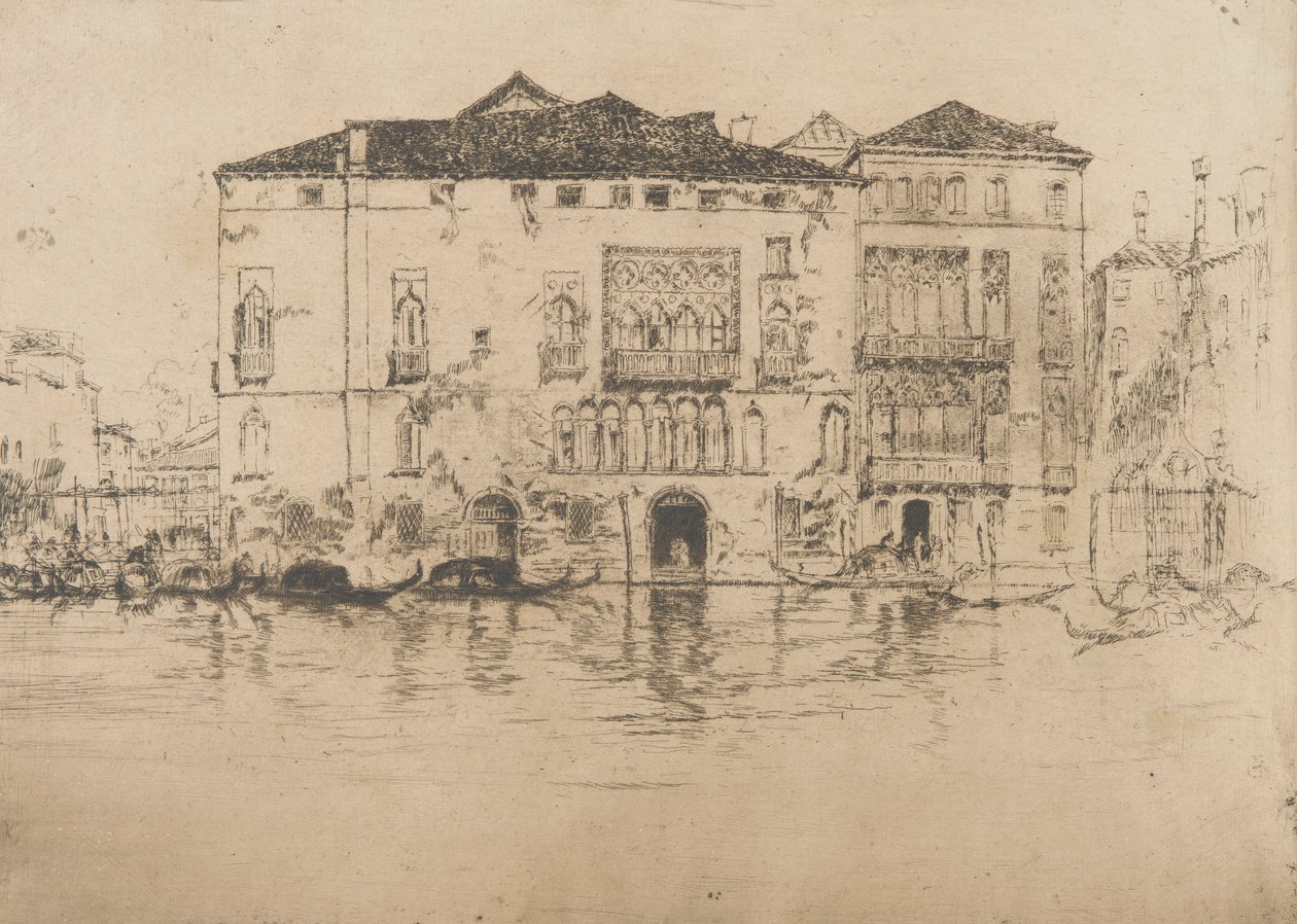 Palatsit, 1879-1880. tekijältä James Abbott McNeill Whistler