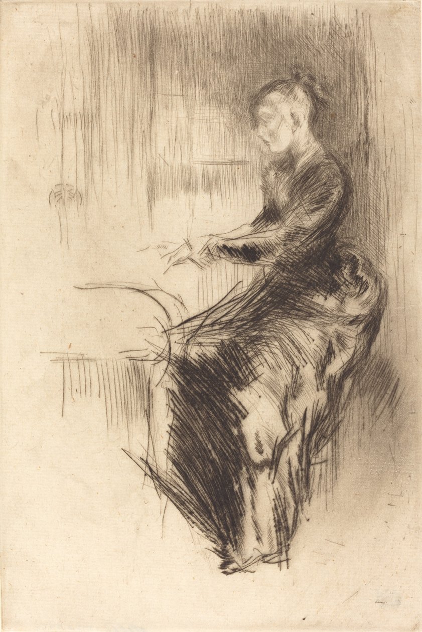 Piano, 1875. tekijältä James Abbott McNeill Whistler