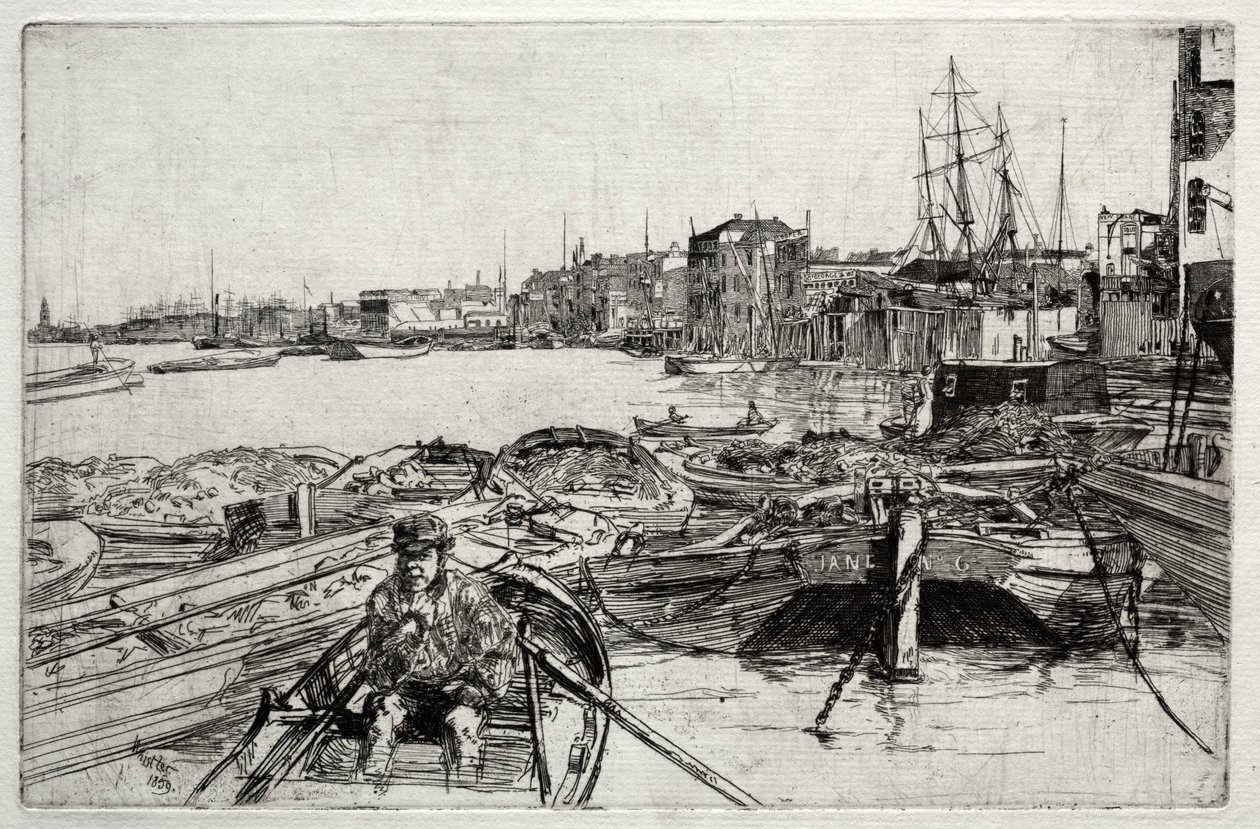 Allas, 1859. tekijältä James Abbott McNeill Whistler