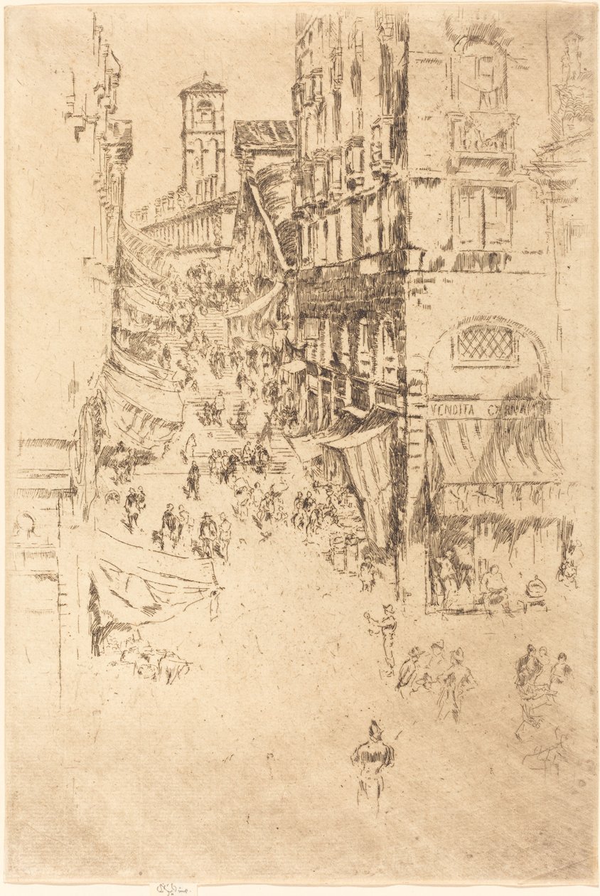 Rialto, 1880. tekijältä James Abbott McNeill Whistler