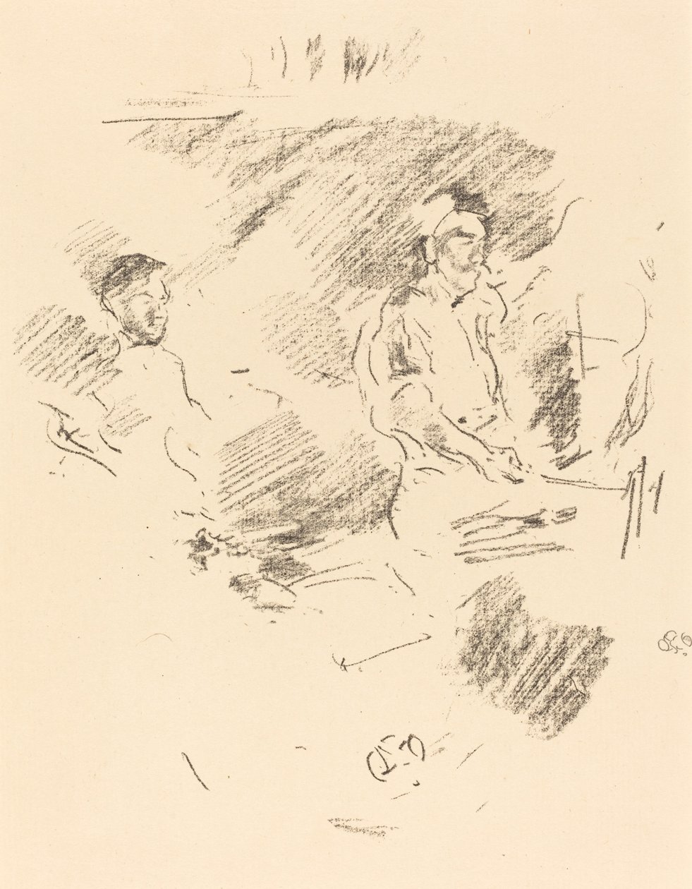 Vahva käsi, 1895. tekijältä James Abbott McNeill Whistler