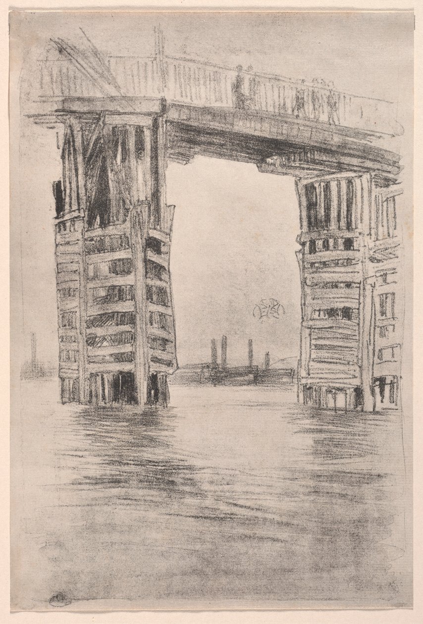 Korkea silta, 1878. tekijältä James Abbott McNeill Whistler