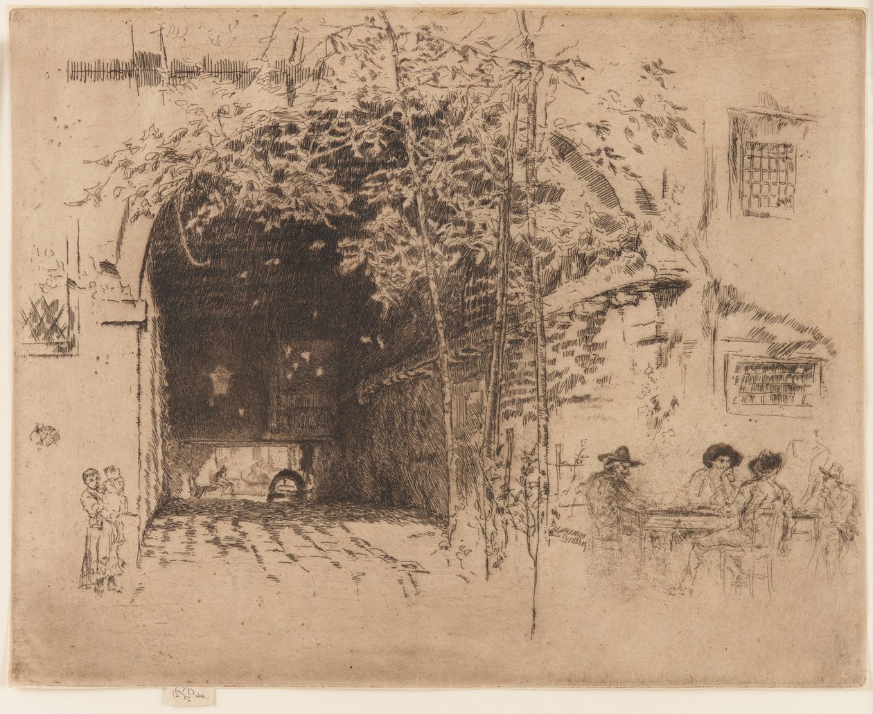 Lautta, nro 2, 1879-1880. tekijältä James Abbott McNeill Whistler
