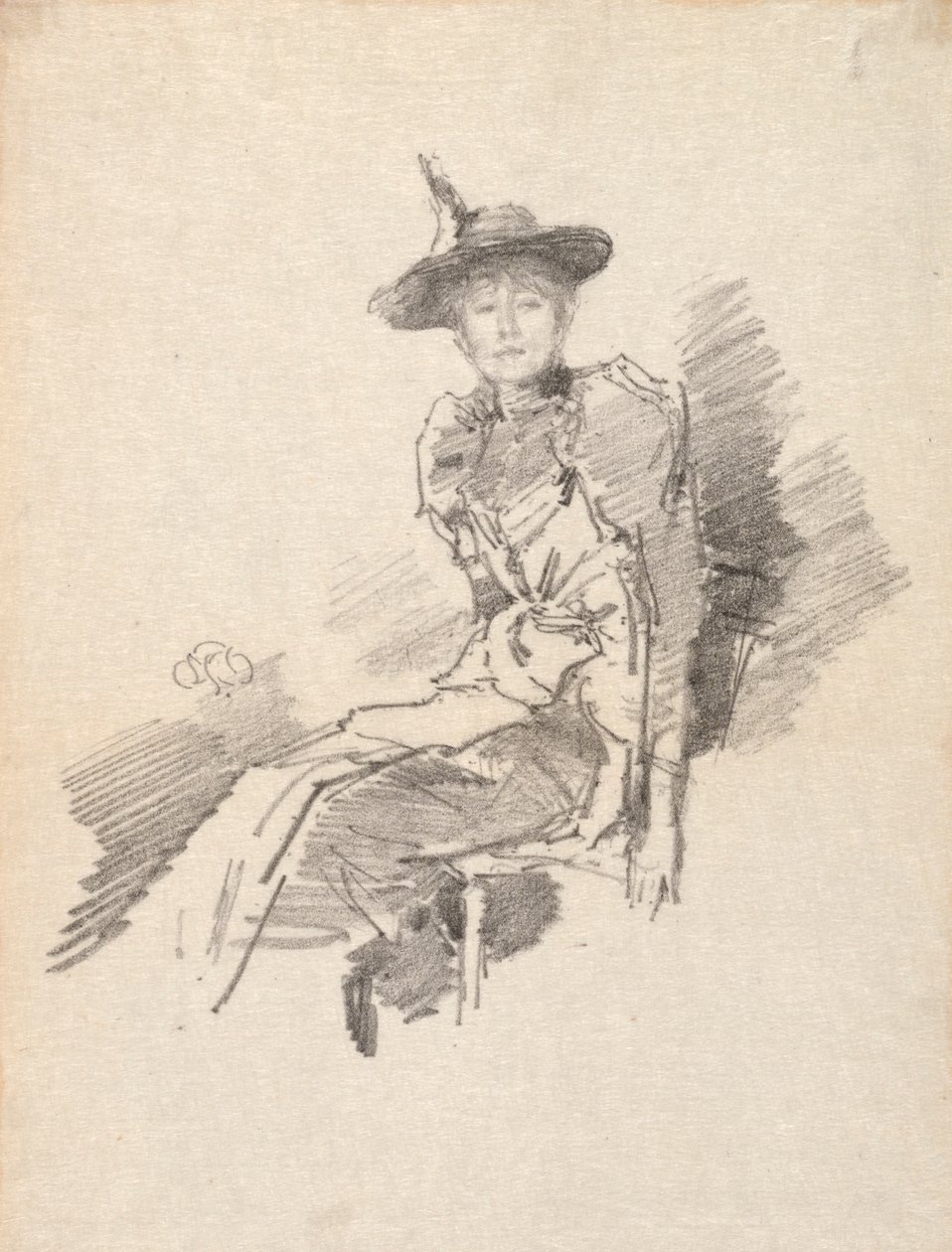 Siivekäs hattu, 1890. tekijältä James Abbott McNeill Whistler