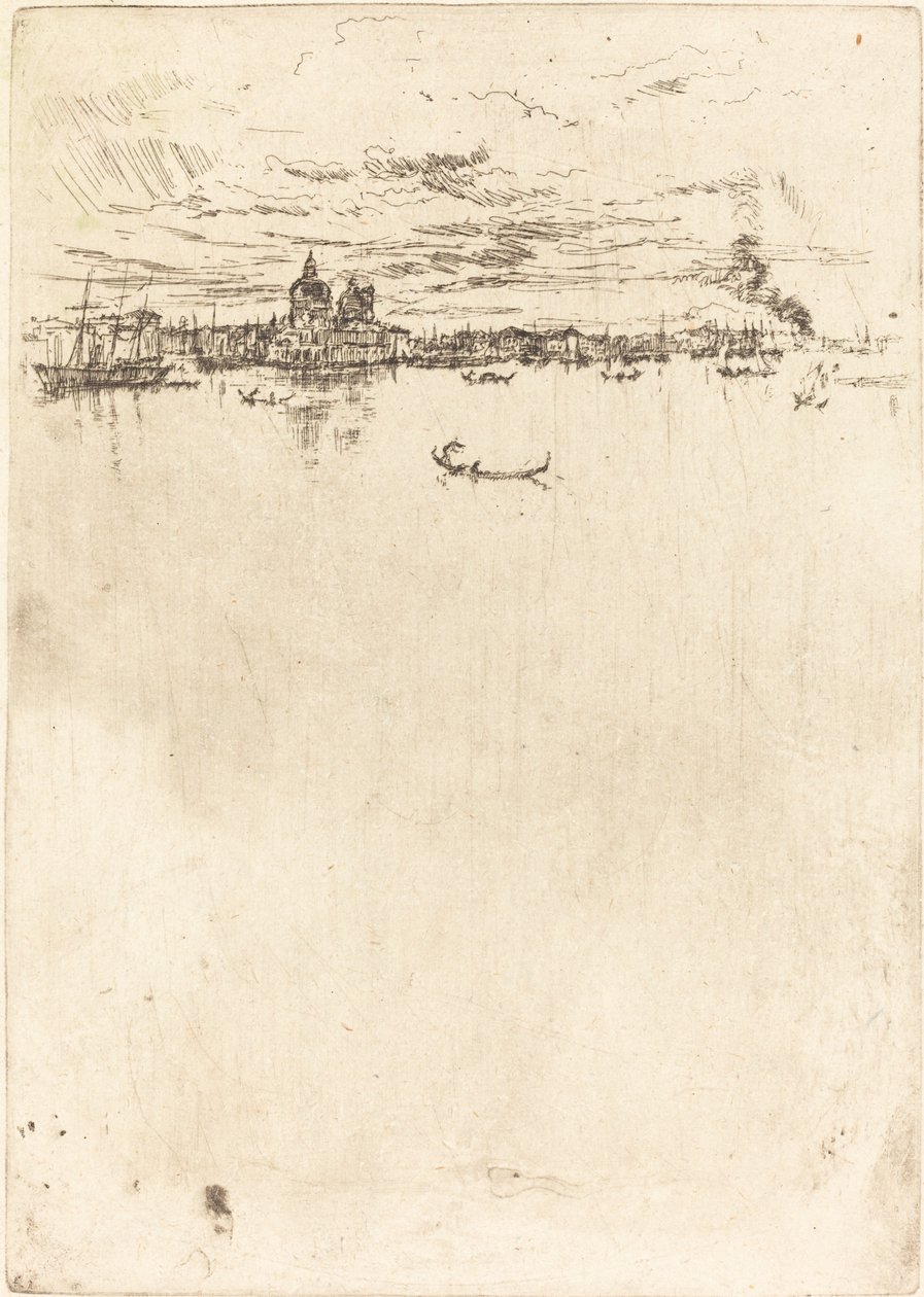 Upright Venetsia, 1879-1880. tekijältä James Abbott McNeill Whistler