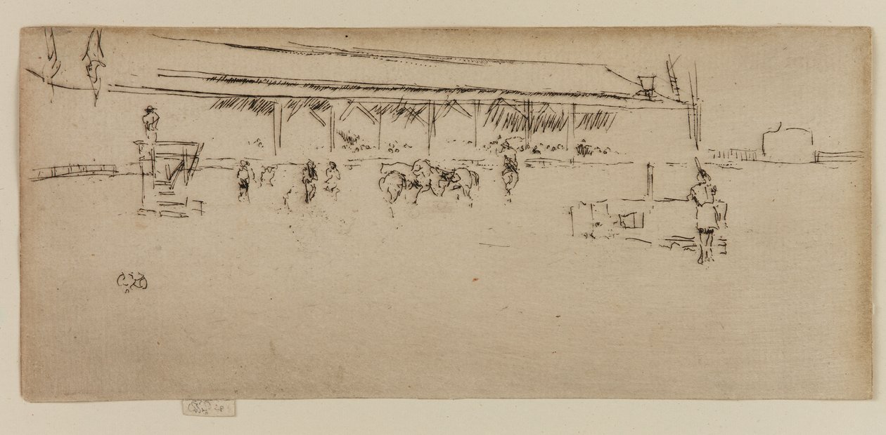 Villi länsi: Intiaanit, 1887. tekijältä James Abbott McNeill Whistler