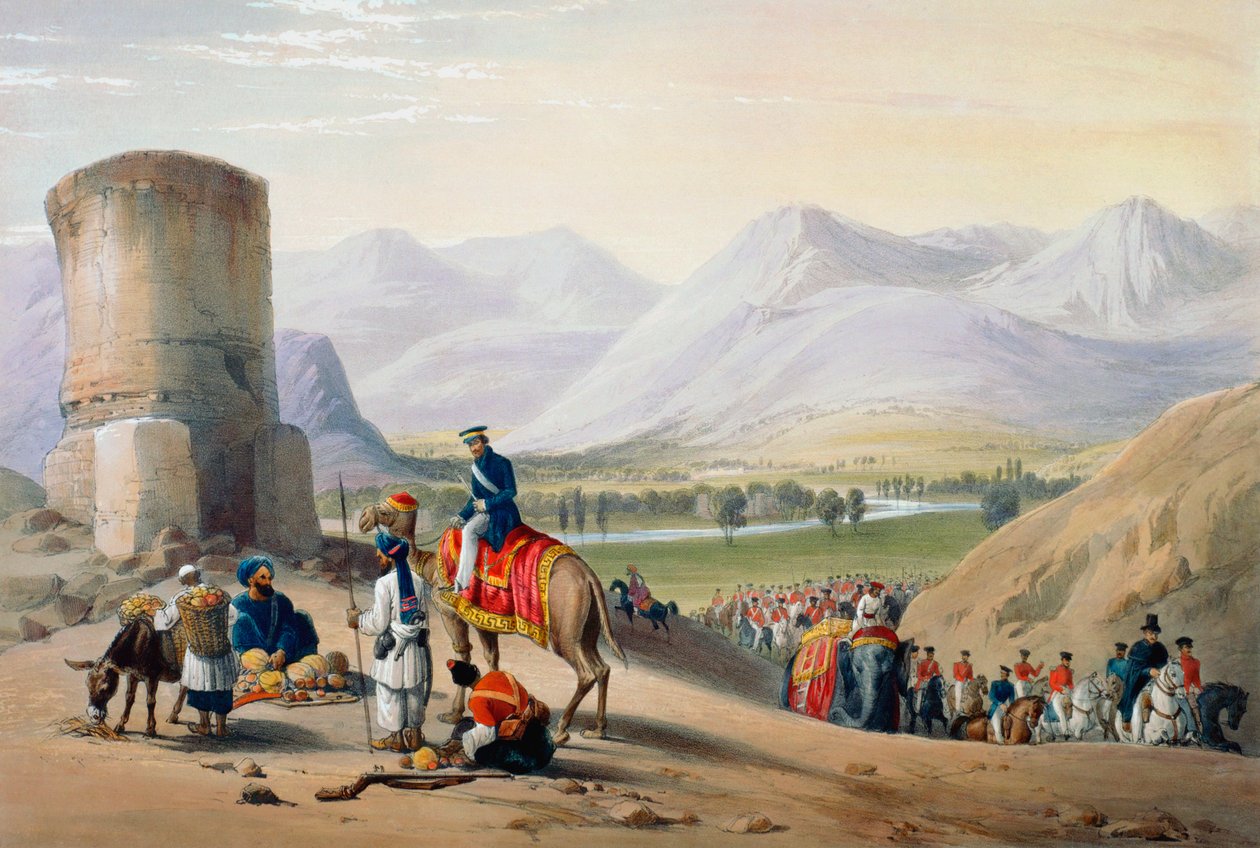 Ensimmäinen englantilais-afganistanilainen sota 1838-1842 tekijältä James Atkinson