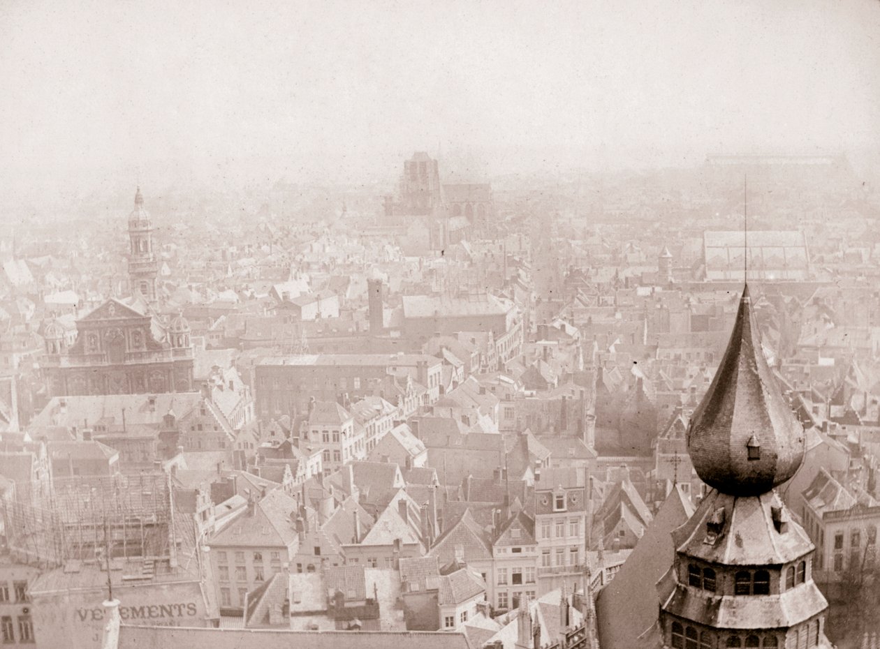 Antwerpenin siluetti, 1898. tekijältä James Batkin