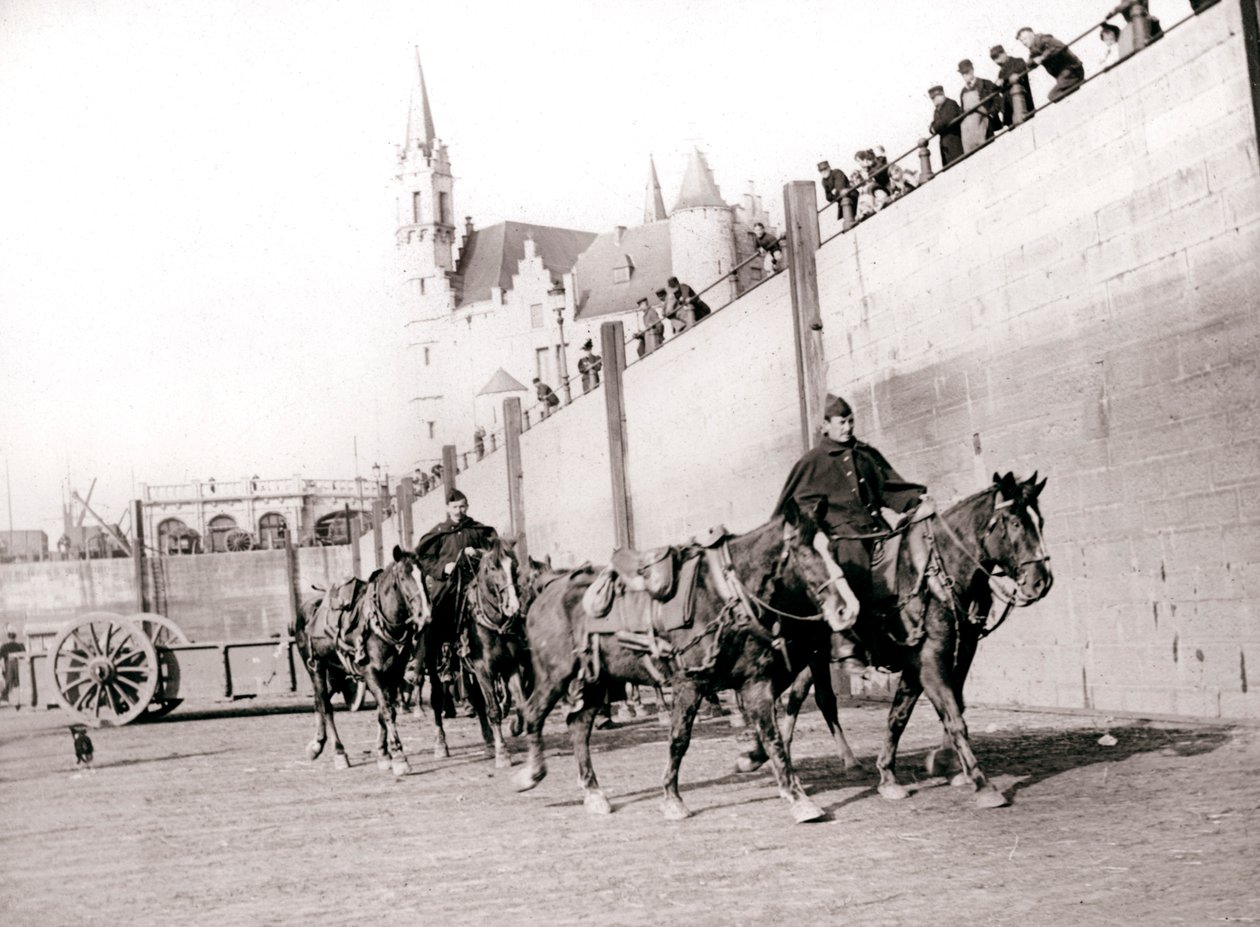 Horseriders, Antwerpen, 1898. tekijältä James Batkin