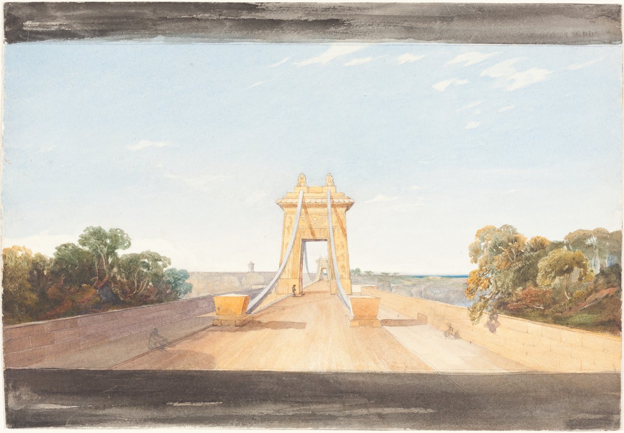Clifton Suspension Bridge lähellä Bristolia tekijältä James Bulwer