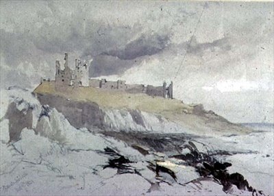 Dunstanburghin linna tekijältä James Burrell Smith