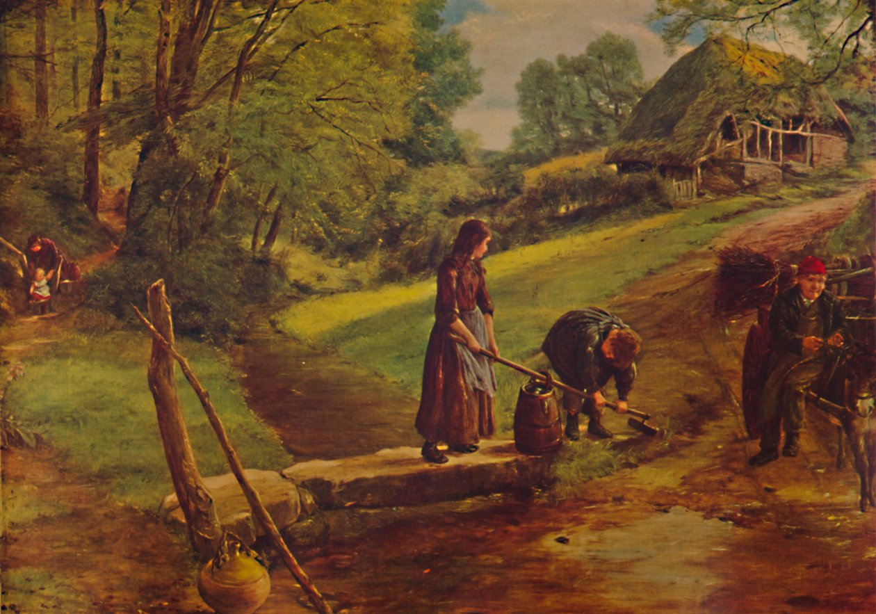 Devonshire Stream, 1864, 1935 tekijältä James Clarke Hook