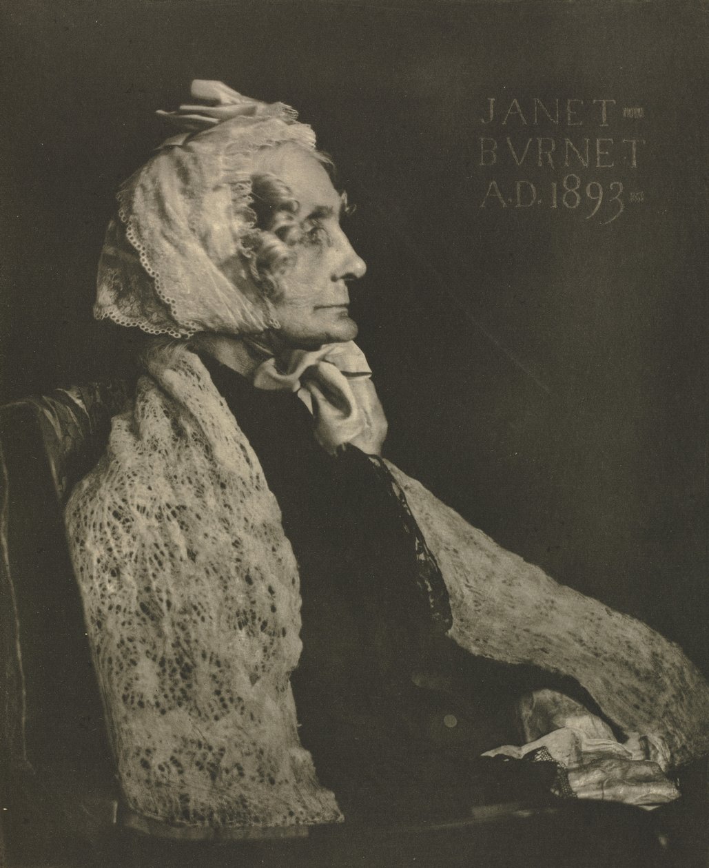Kameratyö: Janet Burnet, 1907. tekijältä James Craig Annan