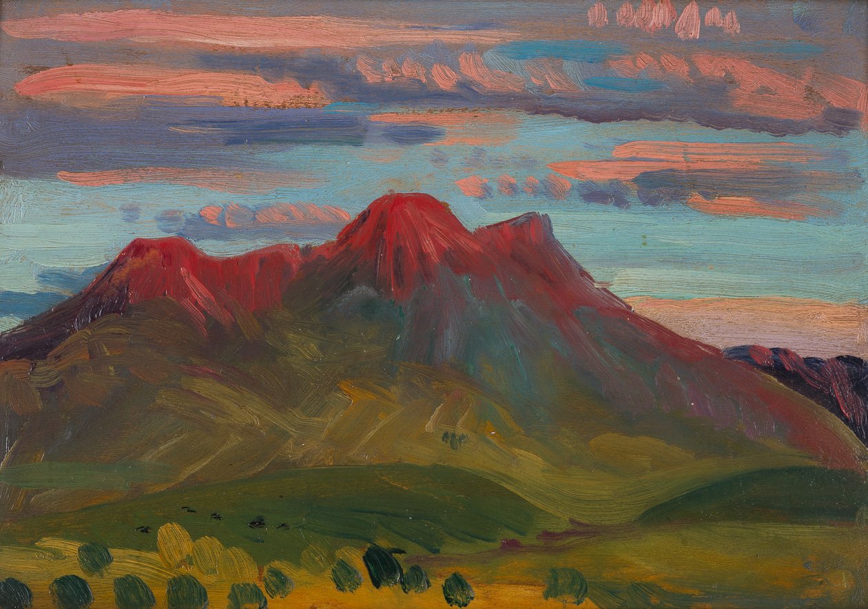 Arenig Sunset, n. 1911–1912 tekijältä James Dickson Innes