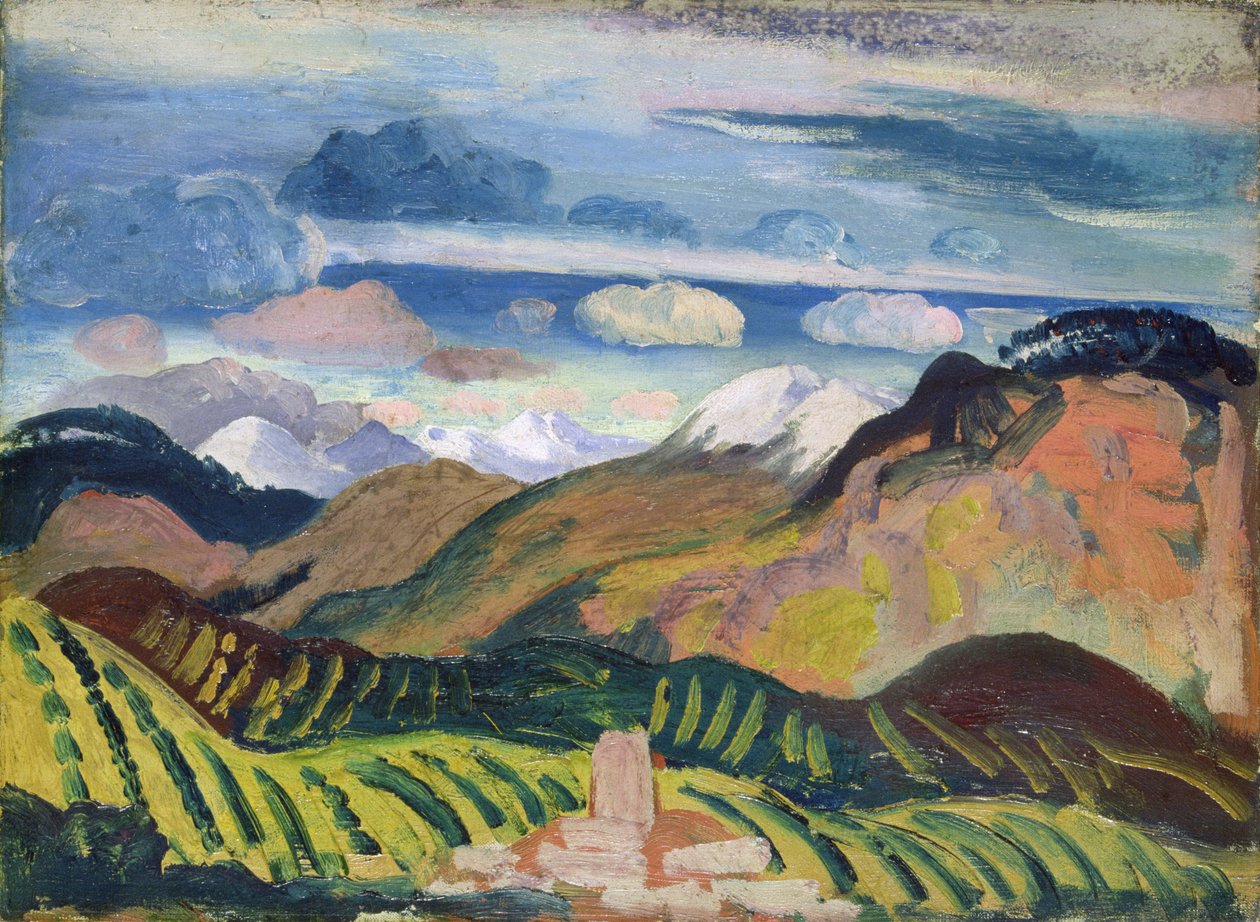 Vernet (provencelainen maisema) tekijältä James Dickson Innes