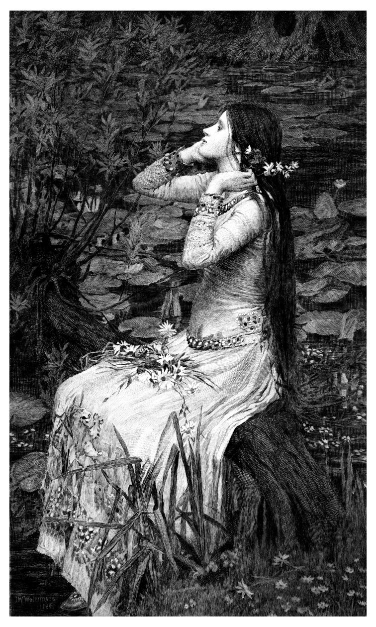 Ophelia, 1895. tekijältä James Dobie
