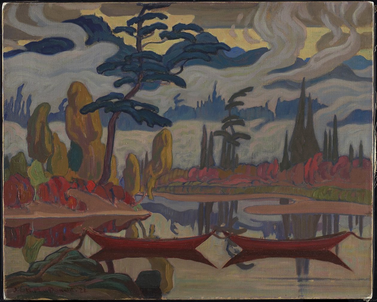 Mist Fantasy, Northland, 1922 tekijältä James Edward Hervey Macdonald