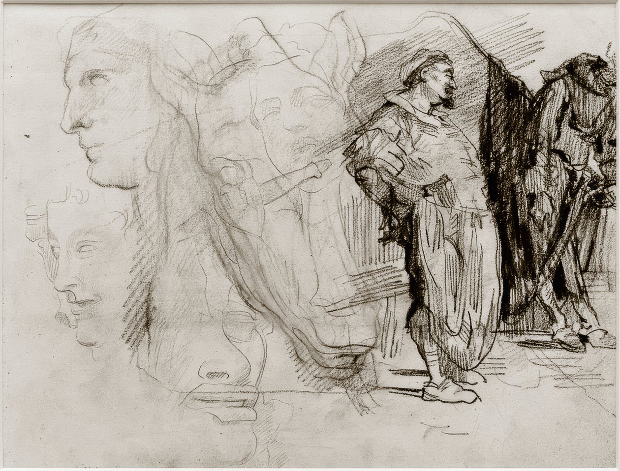 Don Quijote ja hevosen pää tekijältä James Sidney Ensor