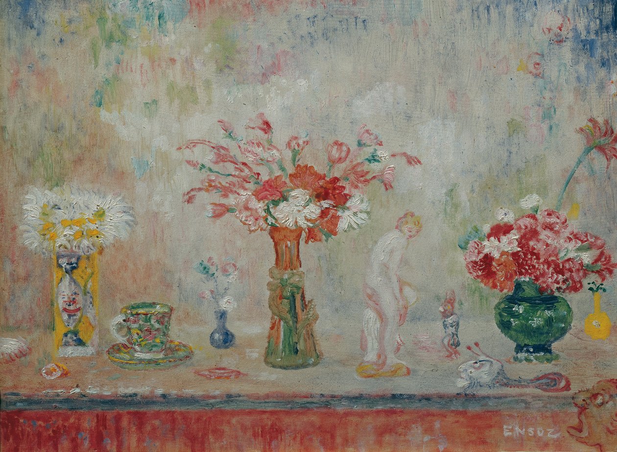 Fantastinen asetelma, c. 1917. tekijältä James Ensor