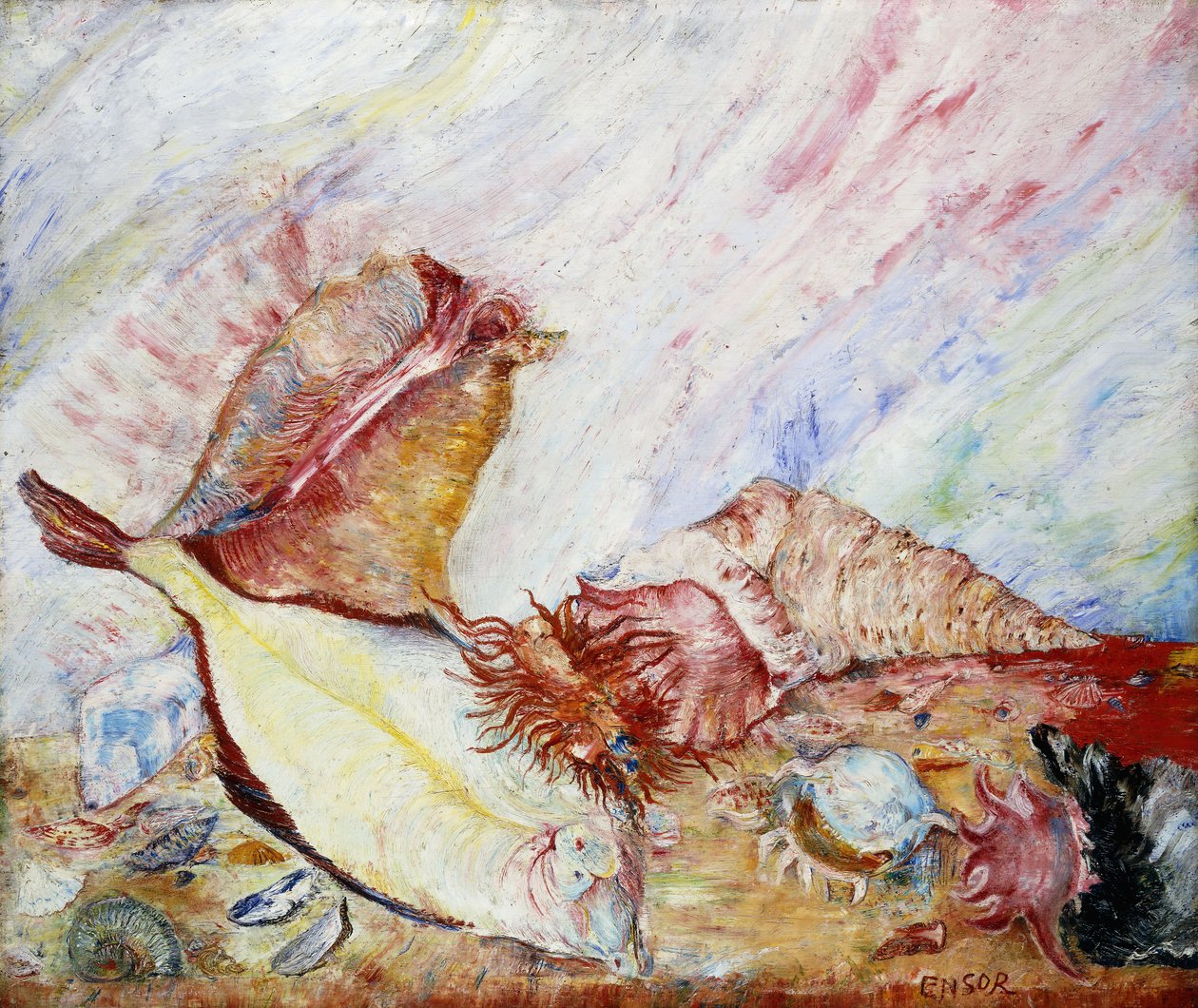 Asetelma; Stilleben tekijältä James Ensor