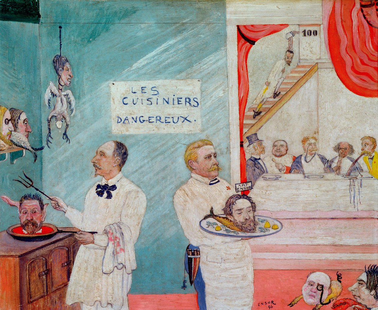 Vaaralliset kokit tekijältä James Ensor