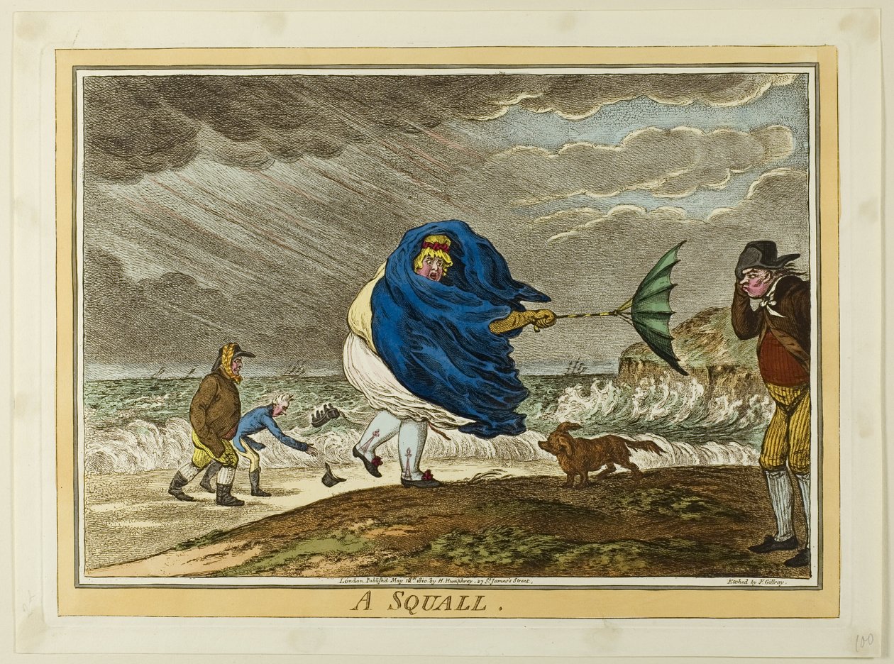 A Squall tekijältä James Gillray