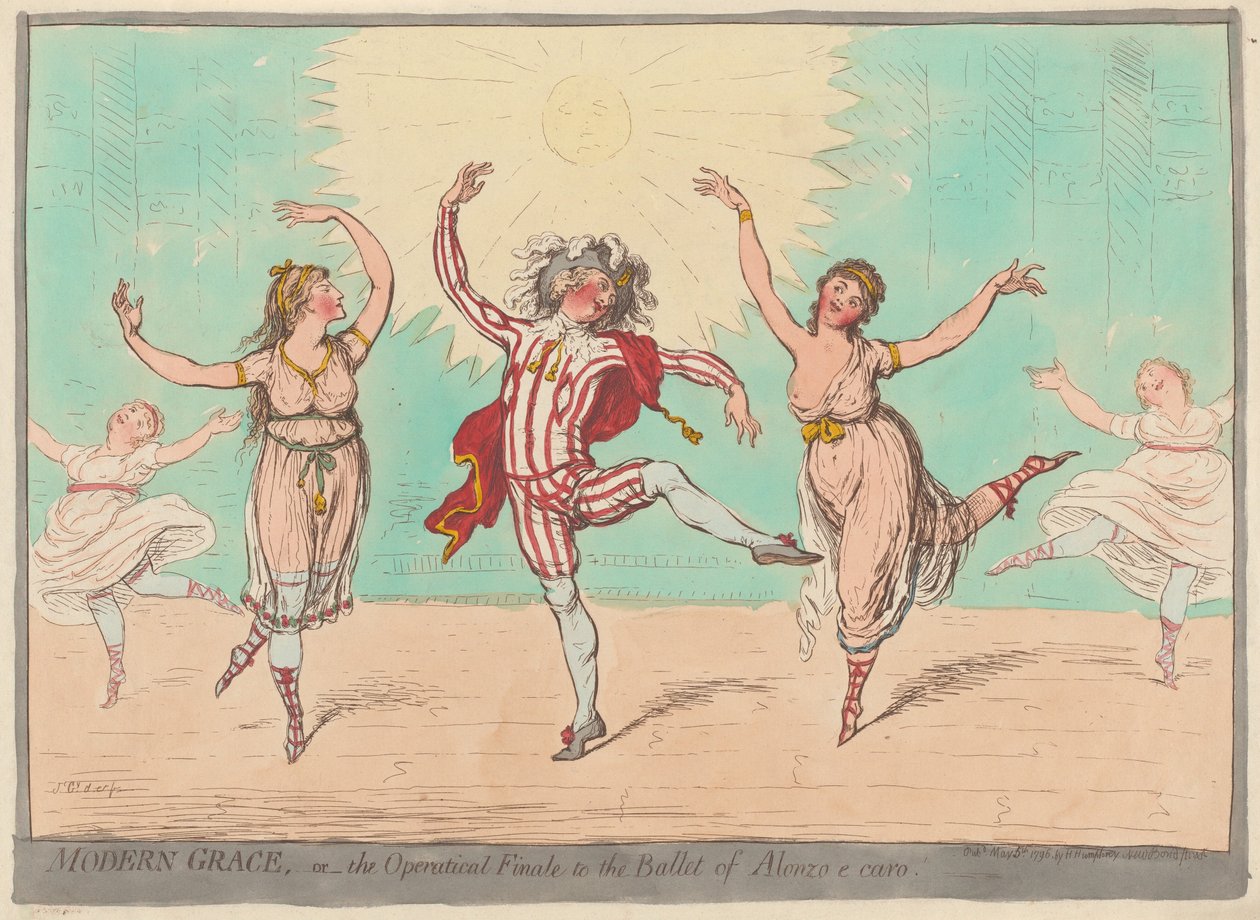 Modern Gracefinnish tekijältä James Gillray