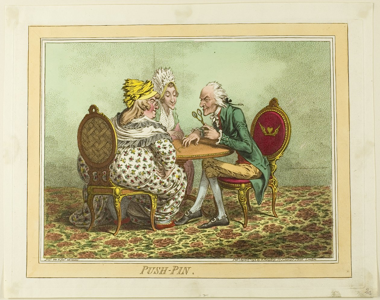 Push-Pin tekijältä James Gillray