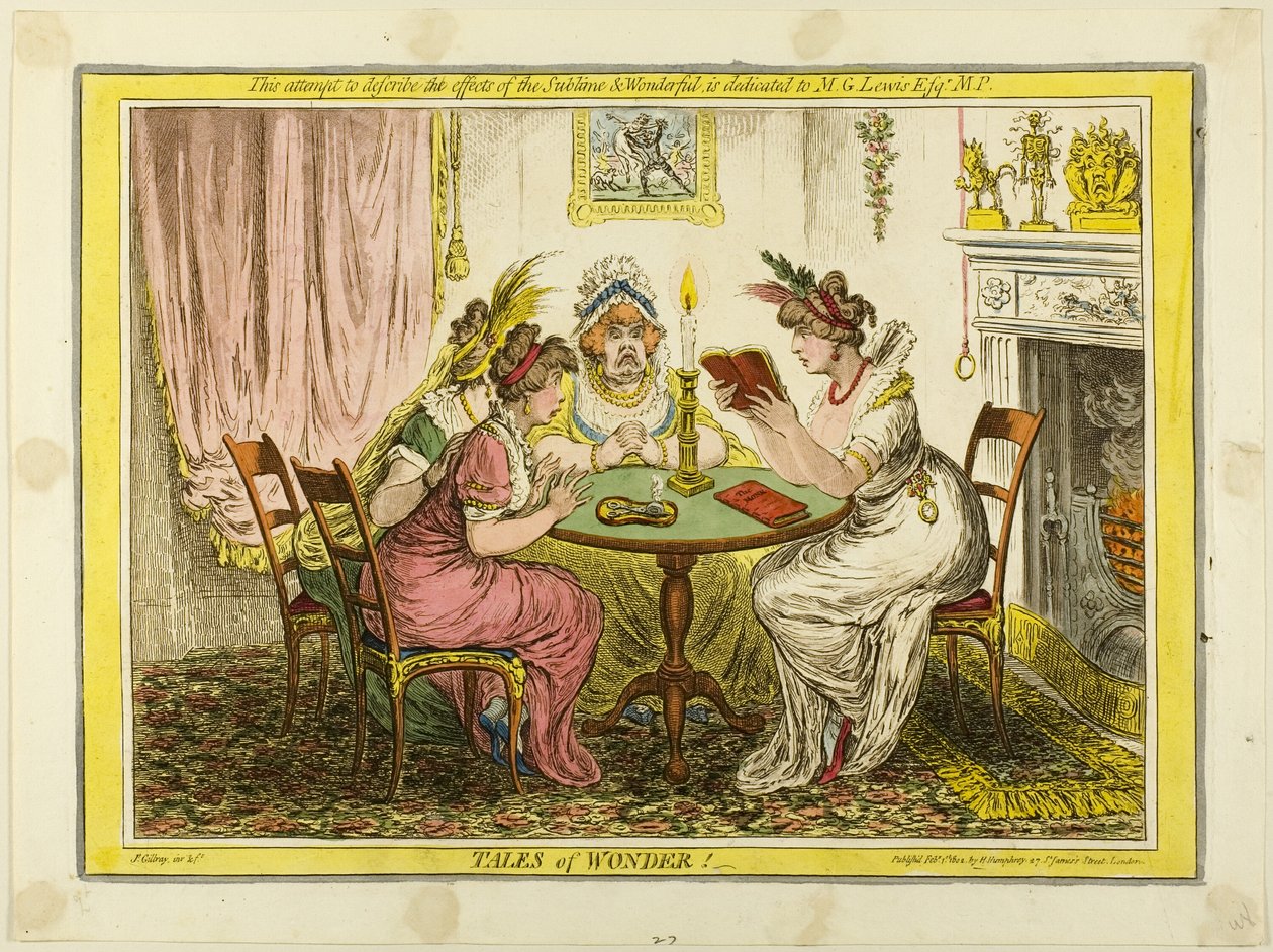 Tarinoita ihmeestä! tekijältä James Gillray