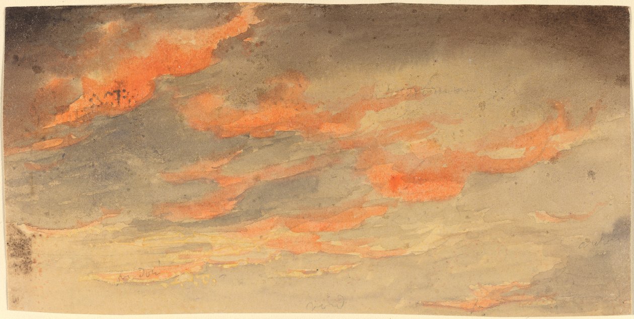 Pilviä auringonlaskun aikaan tekijältä James Hamilton Shegogue