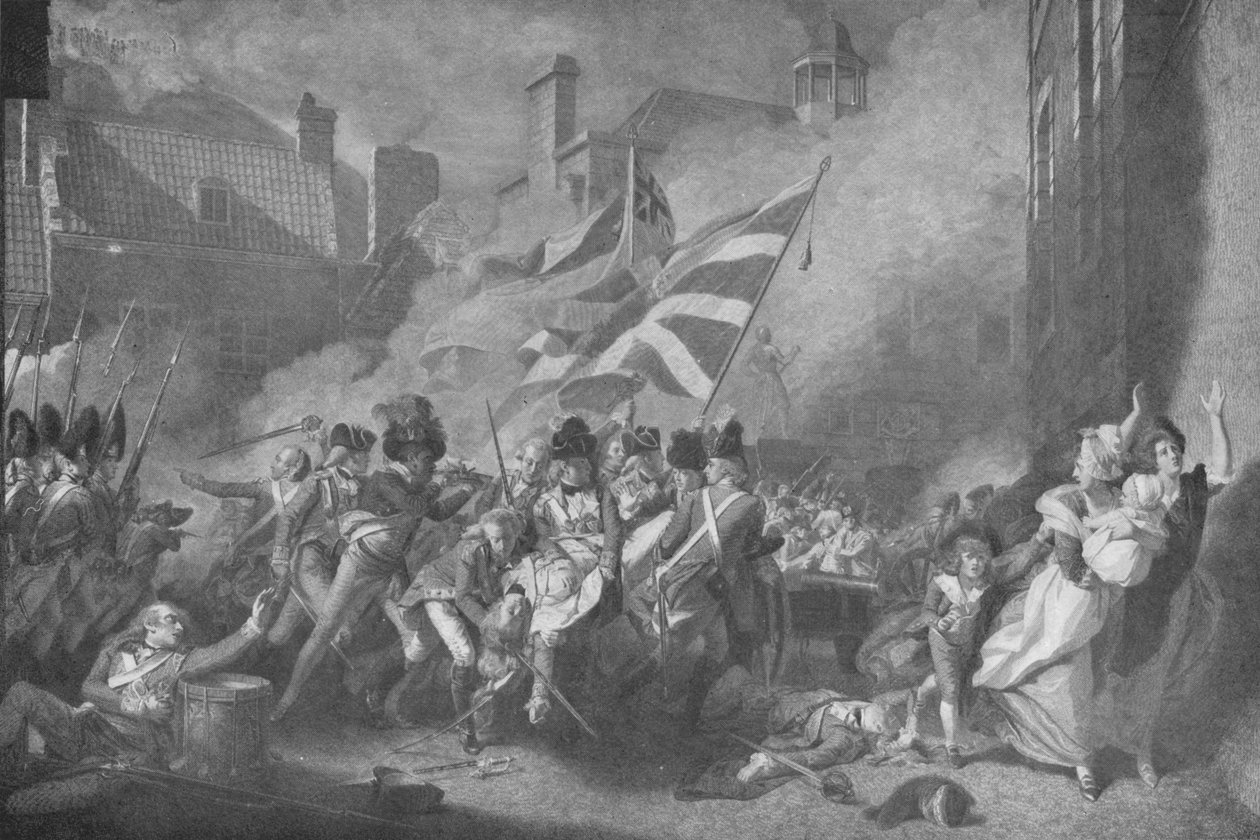 Majuri Piersonin kuolema, 1796 1909. tekijältä James Heath