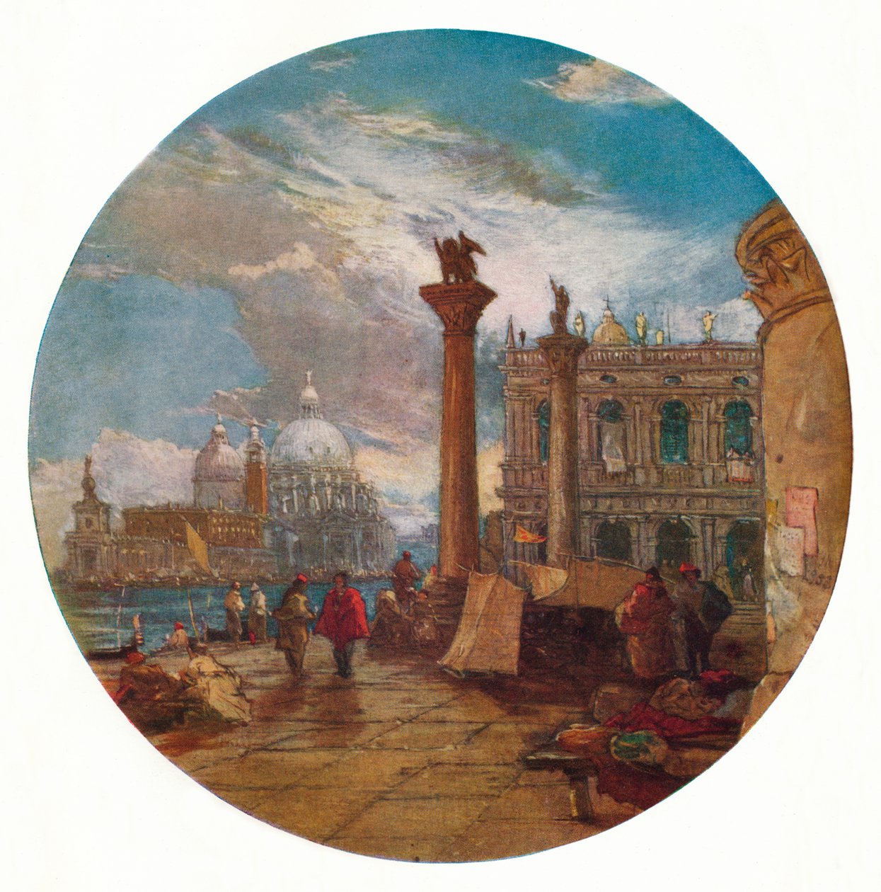 Näkymä Venetsiassa, c1853. tekijältä James Holland