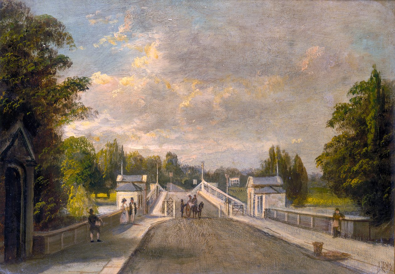"Richmond Bridge", 1800-luvun loppu tekijältä James Isaiah Lewis