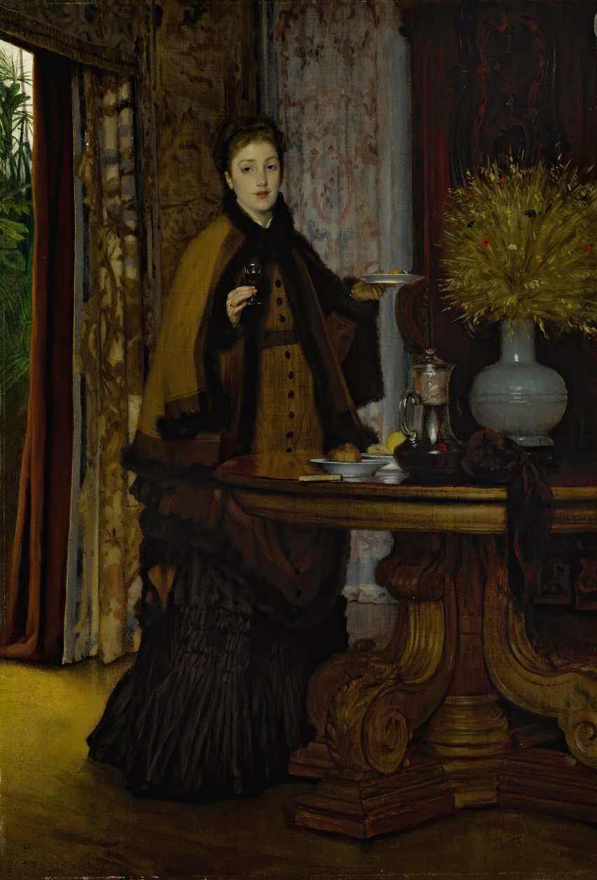Le Goúter -iltapäivätee, 1869. tekijältä James Jacques Joseph Tissot